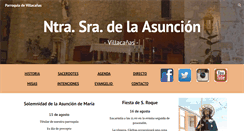 Desktop Screenshot of parroquiadevillacanas.com